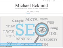 Tablet Screenshot of michaelbrentecklund.com
